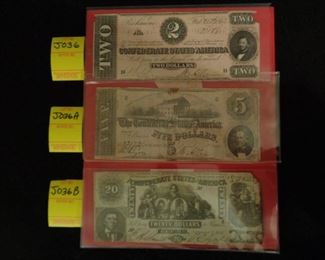 Confederate States of America Currency