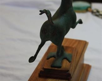 Han Dynasty bronze horse 200BC-200AD - 6 1/2" tall 7 3/4" wide - Asking $950