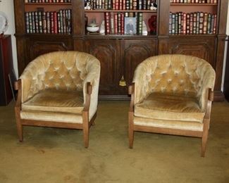 pair of mid-century Baker Chairs - asking $ 395 for the pair.