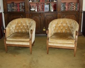 pair of mid-century Baker Chairs - asking $ 395 for the pair.