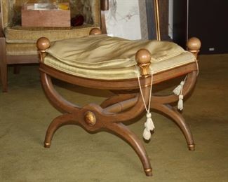 Mid-century Baker Furniture Ottoman - asking $225