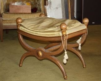 Mid-century Baker Furniture Ottoman - asking $325
