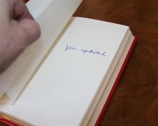 Franklin Library - signed book 