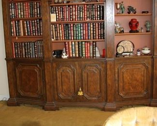 Baker Book cabinet - 88" t, 100" w, 17" d -  $1,950