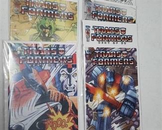 7 Transformers comic books