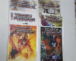 8 Transformers comics