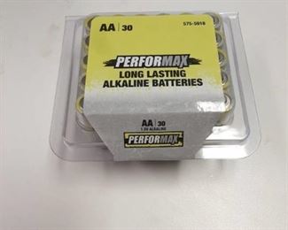 30 Performax AA Alkaline Batteries Long Lasting - Exp Sept 2029