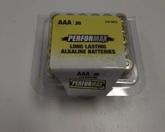 30 Performax AAA Alkaline Batteries Long Lasting - Exp Sept 2029