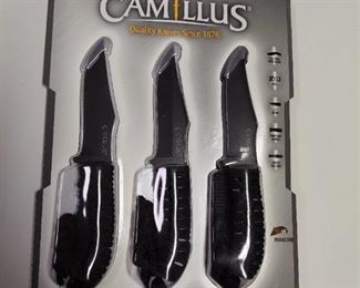 Camillus 3 Piece Knife Set with Sheath