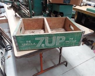 Wooden 7-Up Crate