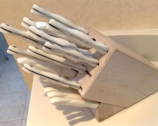 Cutco Knife Set in Block 