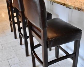 Leatherette barstools