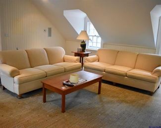 Ethan Allen sofas and Thomas Moser coffee table