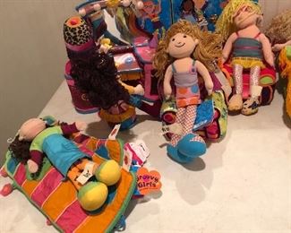 up close of the Groovy Girl Collection