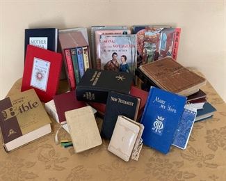 Vintage books bibles