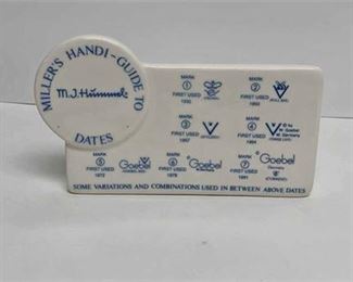 Robert L. Millers Hummel Display Plaque 