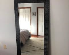 Black wall mirror 