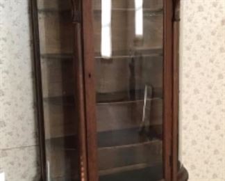 Antique Oak China Cabinet