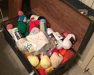 Vintage Trunk and Yarn 