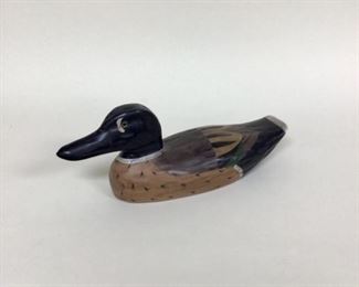 Hand carved wooden Loon by Heritage Mint, LTD