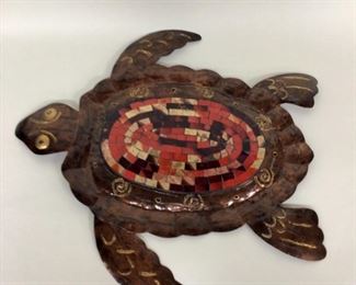 Home Decor Metal Turtle 