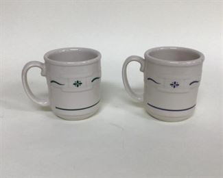 Two Lonaberger Coffee Mugs 