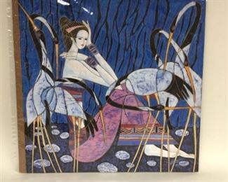 “Diva” by American-Chinese artist Ting Shao Kuang,  26”x27 1/4” 