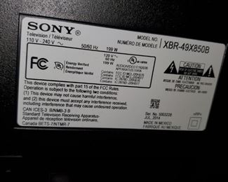 Sony Bravia,  50" Smart TV