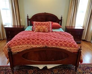National Mt. Airy  Bedroom set, Matching Chest of Drawers, Nightstands, queen headboard & Foot board, Dresser w/ Mirror 