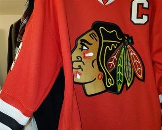 Blackhawks, Captain Jersey, still with tags , Size M