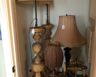 Assorted lamps