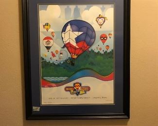 Great Texas Balloon Race poster