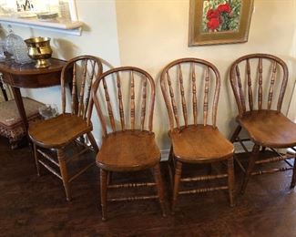 4 Antique chairs
