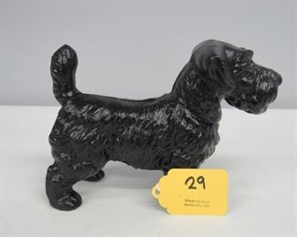 Cast metal scotty dog 