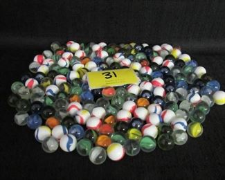 Assortment of marbles