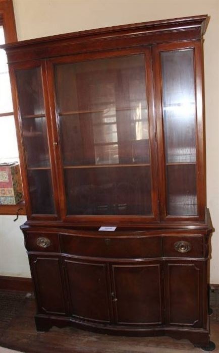 Vintage Display Cabinet | 71" T x 44" W x 16" D