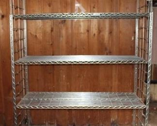 Long Wire Rack | Adjustable Metal Shelving | 78" x 60" x 24"