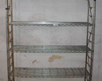 Single Wire Rack | Adjustable Metal Shelving | 72.5" x 48 x 12"