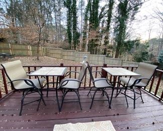 High top patio sets--NEW!