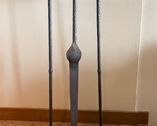LOT #105 - $125 - Iron Plant Stand, Bird's Feet (approx. 33" H)