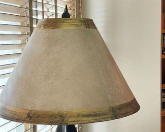 LOT #123 - $450 - Contemporary Iron Floor Lamp, very heavy (approx. 68" H)