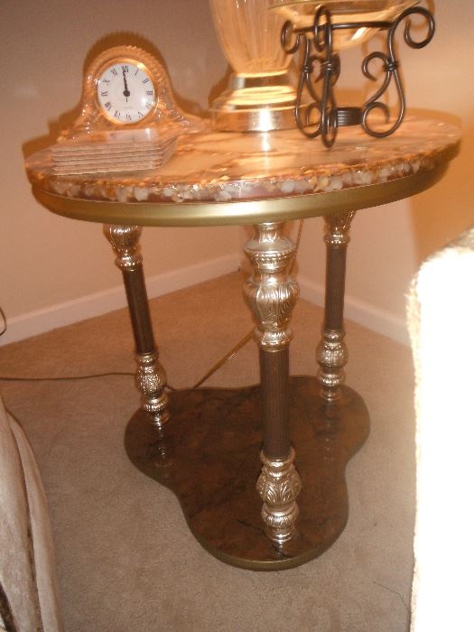 Set of Onyx top tables