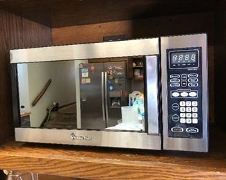 Stainless steel microwave