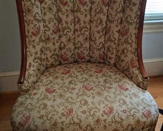 Upholstered Barrel Chair