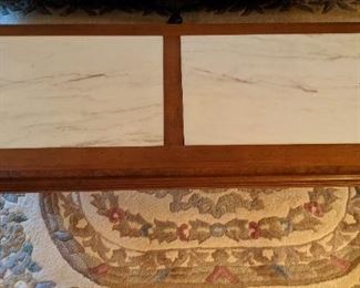 Marble Inlay Coffee Table