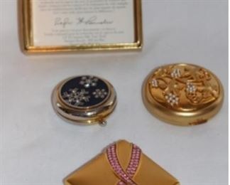 Lot 44 Group of Three Limited Edition Estee Lauder Makeup Compacts