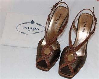 Lot 83 Prada Sandals with Shoe Bag, Size 38
