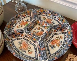 5 sectioned Lazy Susan piece