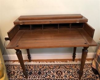 Hinge top secretary desk/table 36” wide 