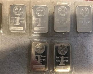 Several Silver Bars